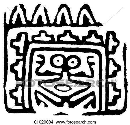 Signs & Symbols - line art The Americas Animal marks. View Large Illustration Stock Illustration - Signs & Symbols - line art The Americas Animal marks.. Fotosearch
