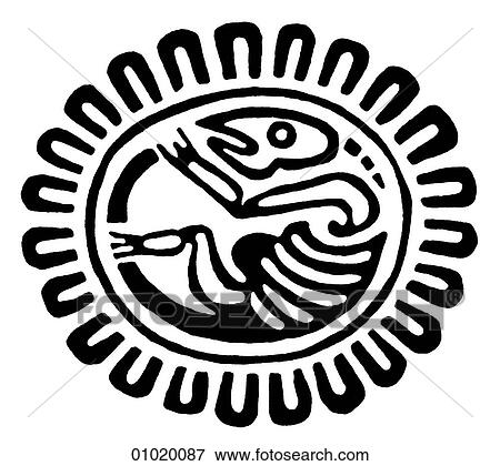 Signs & Symbols - line art The Americas Armadillo from Remojadas. View Large Illustration Stock Illustration - Signs & Symbols - line art The Americas Armadillo from Remojadas.. Fotosearch