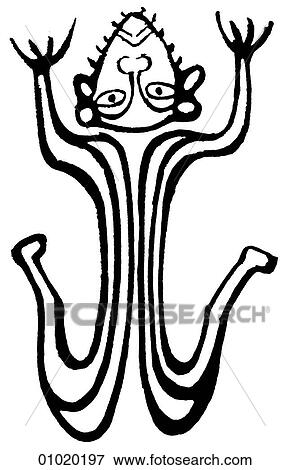 Signs & Symbols - line art The Pacific View Large Illustration Stock Illustration - Signs & Symbols - line art The Pacific. Fotosearch