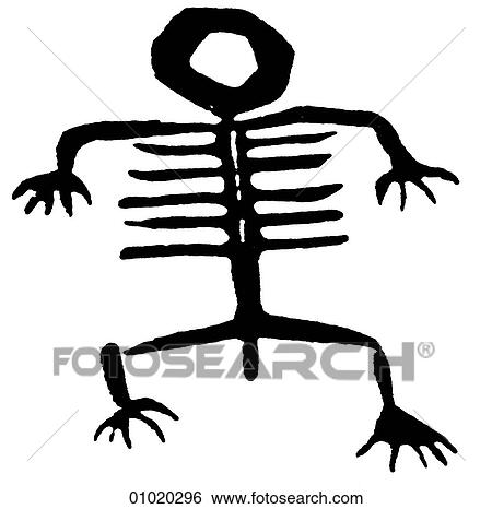 Stock Illustration - Signs & Symbols - line art The Pacific - Marquesas Islands Prominent ribs on this image from the Marquesas Islands, symbolize the spirits of the dead. These islands lie 740 miles northeast of Tahiti. The French artist Paul Gaugin (whose most celebrated. Fotosearch