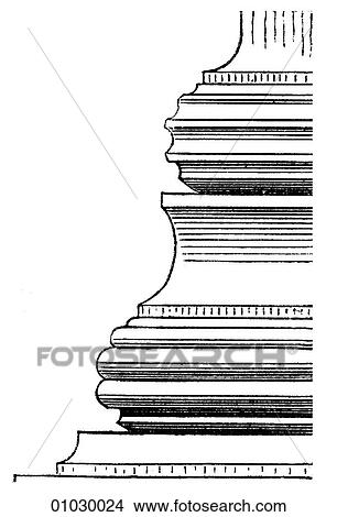 Architecture - Ancient Greece - line art (c3) Detail Classical Base of antae from the eastern portico of the Erechtheum, the Temple of Athena built 421-405 BC on the Acropolis at Athens. The Ionic capitals are considered to be the most beautiful produce View Large Illustration Stock Illustration - Architecture - Ancient Greece - line art (c3) Detail Classical Base of antae from the eastern portico of the Erechtheum, the Temple of Athena built 421-405 BC on the Acropolis at Athens. The Ionic capitals are considered to be the most beautiful produce. Fotosearch