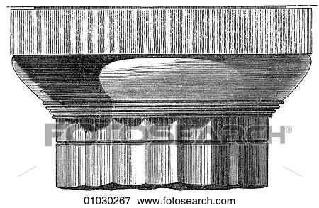 Architecture - Ancient Greece - line art Detail Classical Doric capital (The head of a pillar or column) The Doric style or "order" of architecture is the oldest, simplest and sturdiest of Greek architecture. horizontal View Large Illustration Stock Illustration - Architecture - Ancient Greece - line art Detail Classical Doric capital (The head of a pillar or column) The Doric style or "order" of architecture is the oldest, simplest and sturdiest of Greek architecture. horizontal. Fotosearch