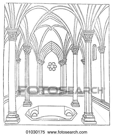 Architecture - Hungary - line art (aa3) Perspective Illustration Romanesque Upper Chapel of the Castle at Eger. Eger is famous for it`s full-bodied Hungarian wine. The town was occupied by invading Turkish armies in the 16th and part of the 17th centuri View Large Illustration Stock Illustration - Architecture - Hungary - line art (aa3) Perspective Illustration Romanesque Upper Chapel of the Castle at Eger. Eger is famous for it`s full-bodied Hungarian wine. The town was occupied by invading Turkish armies in the 16th and part of the 17th centuri. Fotosearch