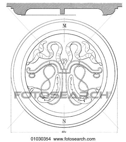 Architecture - Italy - line art Detail Renaissance Detail from the Palazzo Lante, Piazza Della Caprettari The Renaissance -- the revival of arts and literature under the influence of classical (Greek & Roman) models in the 14th - 16th centuries. View Large Illustration Stock Illustration - Architecture - Italy - line art Detail Renaissance Detail from the Palazzo Lante, Piazza Della Caprettari The Renaissance -- the revival of arts and literature under the influence of classical (Greek & Roman) models in the 14th - 16th centuries.. Fotosearch