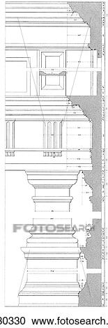 Architecture - Italy - line art (e3) Interior detail of the Tempietto (little temple) of San Pietro In Montorio by Donato Bramante (1444-1514). The architect was contemporary and friend of Andrea del Verrocchio and also of Leonardo da Vinci, with whom h View Large Illustration Clipart - Architecture - Italy - line art (e3) Interior detail of the Tempietto (little temple) of San Pietro In Montorio by Donato Bramante (1444-1514). The architect was contemporary and friend of Andrea del Verrocchio and also of Leonardo da Vinci, with whom h. Fotosearch