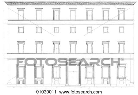 Architecture - Italy - line art (hh3) Elevation Renaissance The Palazzo Sacchetti at Florence by Antonio Sangallo (1483-1546), the most influential architect of his time and a contemporary of both Bramante and Michelangelo. He designed the Palazzo Farne View Large Illustration Clip Art - Architecture - Italy - line art (hh3) Elevation Renaissance The Palazzo Sacchetti at Florence by Antonio Sangallo (1483-1546), the most influential architect of his time and a contemporary of both Bramante and Michelangelo. He designed the Palazzo Farne. Fotosearch