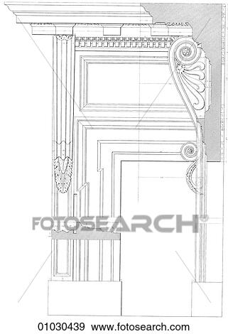 Architecture - Italy - line art (hh3) Detail Renaissance Details from the Palazzo Sacchetti at Florence by Antonio Sangallo (1483-1546), the most influential architect of his time and a contemporary of both Bramante and Michelangelo. He designed the Pal View Large Illustration Stock Illustration - Architecture - Italy - line art (hh3) Detail Renaissance Details from the Palazzo Sacchetti at Florence by Antonio Sangallo (1483-1546), the most influential architect of his time and a contemporary of both Bramante and Michelangelo. He designed the Pal. Fotosearch