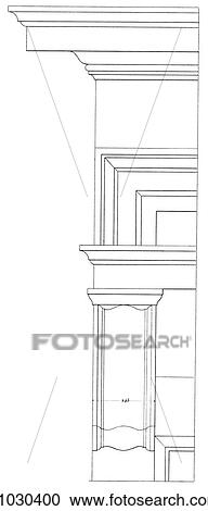 Architecture - Italy - line art (jj3) Detail Renaissance Detail from a house on the Piazza San Salvatore in Lauro, southeast of Naples by Antonio Sangallo (1483-1546), the most influential architect of his time and a contemporary of both Bramante and Mi View Large Illustration Clipart - Architecture - Italy - line art (jj3) Detail Renaissance Detail from a house on the Piazza San Salvatore in Lauro, southeast of Naples by Antonio Sangallo (1483-1546), the most influential architect of his time and a contemporary of both Bramante and Mi. Fotosearch