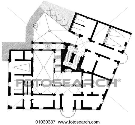 Architecture - Italy - line art Plan Renaissance Floor plan of the Palazzo Maccarani in the Via Margana View Large Illustration Stock Illustration - Architecture - Italy - line art Plan Renaissance Floor plan of the Palazzo Maccarani in the Via Margana. Fotosearch