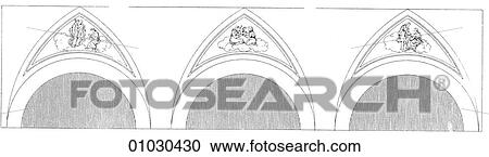 Architecture - Italy - line art (q3) Detail Renaissance Decoration above the first floor arches in the Palazzo Della Cancellaria, Rome (1486) by Donato Bramante (1444-1514). The architect was contemporary and friend of Andrea del Verrocchio and also of View Large Illustration Clipart - Architecture - Italy - line art (q3) Detail Renaissance Decoration above the first floor arches in the Palazzo Della Cancellaria, Rome (1486) by Donato Bramante (1444-1514). The architect was contemporary and friend of Andrea del Verrocchio and also of. Fotosearch