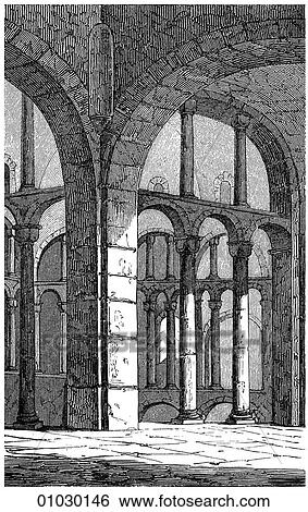 Stock Illustration - Architecture - Italy - line art (y3) Perspective Illustration Renaissance Court of the Palace of the Doges (Dukes) at Venice, by Antonio Brego after 1477. The Palace of the Doges (Dukes), was built over a period stretching from the early 14th century to. Fotosearch