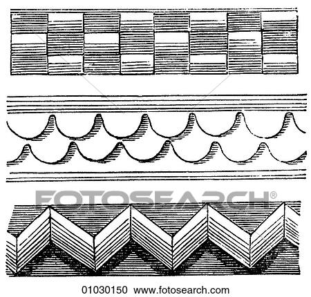Clipart - Architecture - line art Detail Romanesque Ornamented Moldings. Romanesque - a style of architecture prevalent in Europe from the 10th to early 13th century, characterized by massive vaulting and round arches. Fotosearch