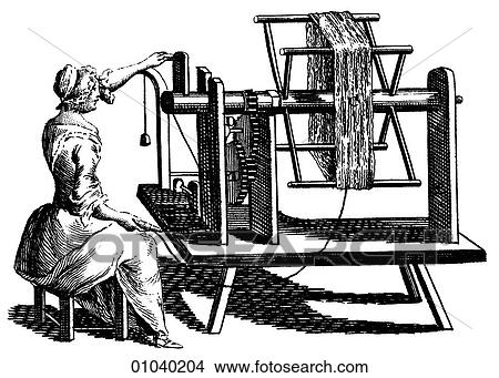 Industry & Technology -line art 18th century textile manufacturing Reel View Large Illustration Stock Illustration - Industry & Technology -line art 18th century textile manufacturing Reel. Fotosearch