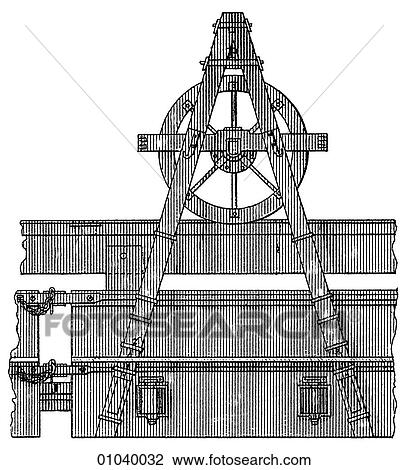 Industry & Technology - line art (a4) Machinery View Large Illustration Drawing - Industry & Technology - line art (a4) Machinery. Fotosearch