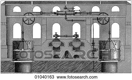Industry & Technology -line art (bb4) Mining Air Pumps for ventilation View Large Illustration Drawing - Industry & Technology -line art (bb4) Mining Air Pumps for ventilation. Fotosearch