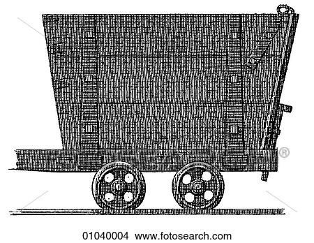 Industry & Technology - line art (c4) BACK Mining A cart to carry ore to the surface. View Large Illustration Stock Illustration - Industry & Technology - line art (c4) BACK Mining A cart to carry ore to the surface.. Fotosearch