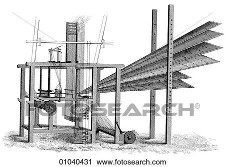Industry & Technology -line art Carpet Manufacturing View Large Illustration Clip Art - Industry & Technology -line art Carpet Manufacturing. Fotosearch
