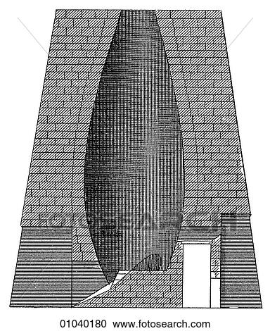 Clipart - Industry & Technology -line art (cc4) Iron and steel making An early 19th century blast furnace - a furnace used to smelt iron ore in very high temperatures by using very hot compressed air.. Fotosearch