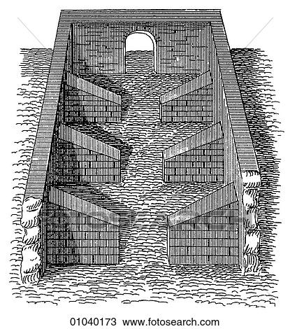 Drawing - Industry & Technology -line art (cc4) Iron and steel making Part of an early 19th century foundry. Fotosearch