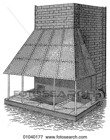 Industry & Technology -line art (cc4) Iron and steel making An early 19th century foundry. View Large Illustration Stock Illustration - Industry & Technology -line art (cc4) Iron and steel making An early 19th century foundry.. Fotosearch