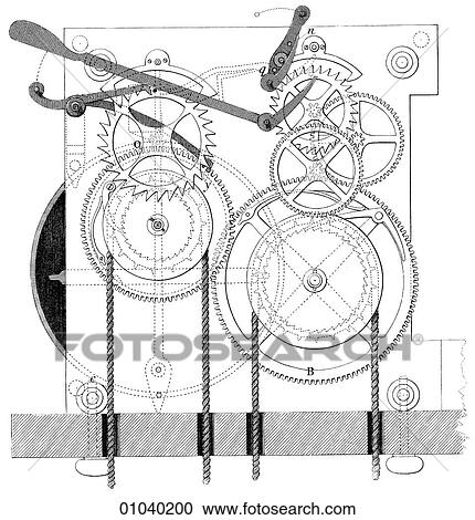 Industry & Technology -line art Clock and Watch Work View Large Illustration Clipart - Industry & Technology -line art Clock and Watch Work. Fotosearch