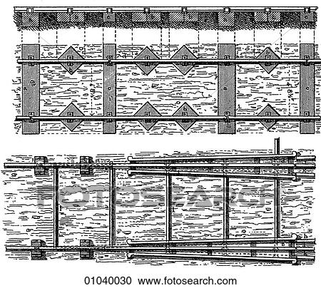 Clipart - Industry & Technology -line art (d4) Civil Engineering Railway. Fotosearch
