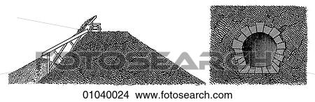 Industry & Technology -line art (d4) Civil engineering View Large Illustration Stock Illustration - Industry & Technology -line art (d4) Civil engineering. Fotosearch