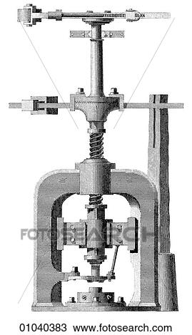 Industry & Technology -line art Manufacturing Machines used in the mint. View Large Illustration Drawing - Industry & Technology -line art Manufacturing Machines used in the mint.. Fotosearch