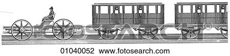Industry & Technology - line art (f4) Transportation Railway Concept drawing for a late 19th century, electrical railway system View Large Illustration Drawing - Industry & Technology - line art (f4) Transportation Railway Concept drawing for a late 19th century, electrical railway system . Fotosearch