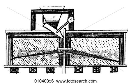 Industry & Technology -line art Food Processing Section of a Mill Hopper Drum View Large Illustration Stock Illustration - Industry & Technology -line art Food Processing Section of a Mill Hopper Drum. Fotosearch