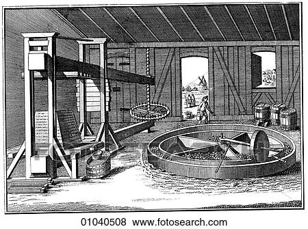 Industry & Technology -line art Food Processing Illustration Cider Press View Large Illustration Stock Illustration - Industry & Technology -line art Food Processing Illustration Cider Press. Fotosearch