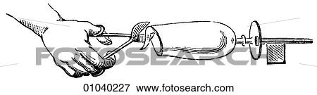 Stock Illustration - Industry & Technology -line art Glass manufacture Form assumed by a drinking glass in process of manufacture. Glass blowing The fall of Constantinople in 1254 to the Crusaders and in 1453 to the Ottoman Turks drove many Byzantine glassworkers to Venice.. Fotosearch