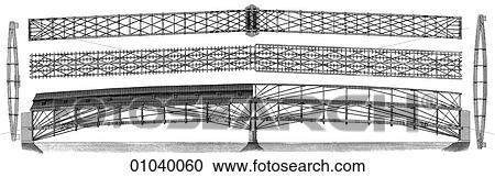 Industry & Technology -line art (h4) Civil Engineering Bridge View Large Illustration Clipart - Industry & Technology -line art (h4) Civil Engineering Bridge. Fotosearch