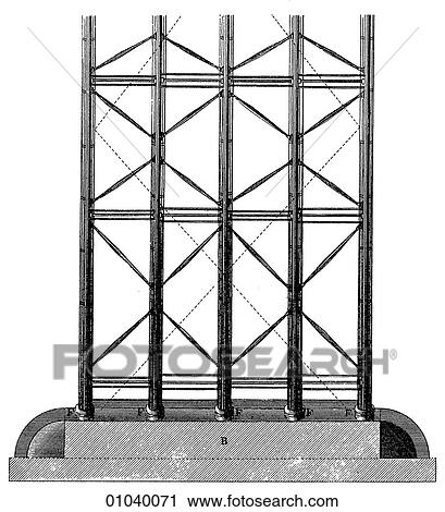 Industry & Technology -line art (i4) Civil Engineering Bridge View Large Illustration Clip Art - Industry & Technology -line art (i4) Civil Engineering Bridge. Fotosearch
