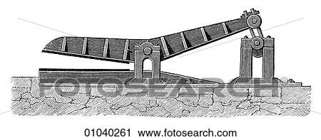 Industry & Technology -line art Iron and steel making Squeezer for puddled furnace. machinery View Large Illustration Clip Art - Industry & Technology -line art Iron and steel making Squeezer for puddled furnace. machinery. Fotosearch