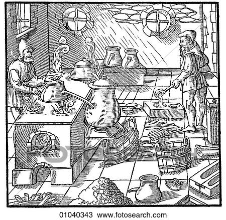 Industry & Technology -line art Mining Assaying An Illustration from "De Re Metallica" by Georgius Agricola, (1494-1555) published posthumously in 1556. It detailed all aspects of mineralogy and mining from labor laws and surveying to geology ventilat View Large Illustration Drawing - Industry & Technology -line art Mining Assaying An Illustration from "De Re Metallica" by Georgius Agricola, (1494-1555) published posthumously in 1556. It detailed all aspects of mineralogy and mining from labor laws and surveying to geology ventilat. Fotosearch