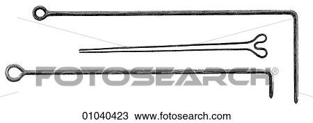 Industry & Technology -line art Mining Tools used to place samples in an assaying furnace used to calculate the proportions of various metals in an ore body. View Large Illustration Drawing - Industry & Technology -line art Mining Tools used to place samples in an assaying furnace used to calculate the proportions of various metals in an ore body.. Fotosearch