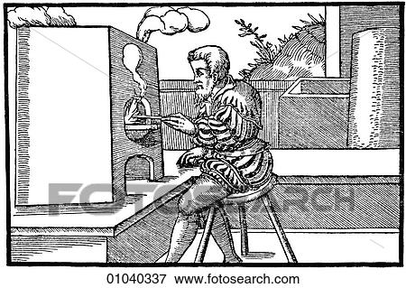 Industry & Technology -line art Mining Assaying An Illustration from "De Re Metallica" by Georgius Agricola, (1494-1555) published posthumously in 1556. It detailed all aspects of mineralogy and mining from labor laws and surveying to geology ventilat View Large Illustration Stock Illustration - Industry & Technology -line art Mining Assaying An Illustration from "De Re Metallica" by Georgius Agricola, (1494-1555) published posthumously in 1556. It detailed all aspects of mineralogy and mining from labor laws and surveying to geology ventilat. Fotosearch