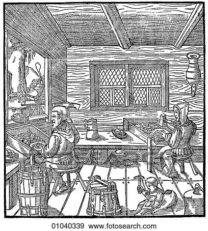 Industry & Technology -line art Mining An Illustration from "De Re Metallica" by Georgius Agricola, (1494-1555) published posthumously in 1556. It detailed all aspects of mineralogy and mining from labor laws and surveying to geology ventilation, pump View Large Illustration Stock Illustration - Industry & Technology -line art Mining An Illustration from "De Re Metallica" by Georgius Agricola, (1494-1555) published posthumously in 1556. It detailed all aspects of mineralogy and mining from labor laws and surveying to geology ventilation, pump. Fotosearch