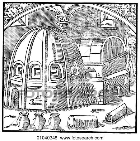 Industry & Technology -line art Mining Assaying furnace An Illustration from "De Re Metallica" by Georgius Agricola, (1494-1555) published posthumously in 1556. It detailed all aspects of mineralogy and mining from labor laws and surveying to geology View Large Illustration Stock Illustration - Industry & Technology -line art Mining Assaying furnace An Illustration from "De Re Metallica" by Georgius Agricola, (1494-1555) published posthumously in 1556. It detailed all aspects of mineralogy and mining from labor laws and surveying to geology. Fotosearch