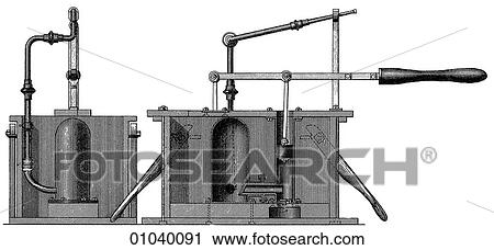 Clip Art - Industry & Technology -line art (o4) Fire Fighting. Fotosearch