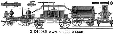 Stock Illustration - Industry & Technology -line art (o4) Firefighting equipment. Fotosearch