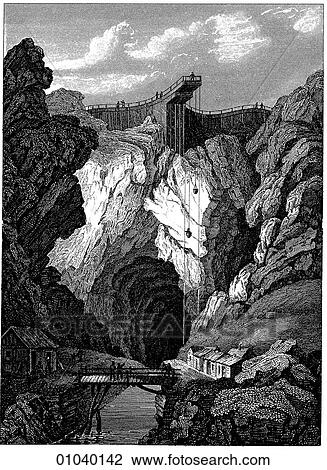 Industry & Technology -line art (q4) Mining Illustration Mine entrance View Large Illustration Drawing - Industry & Technology -line art (q4) Mining Illustration Mine entrance. Fotosearch