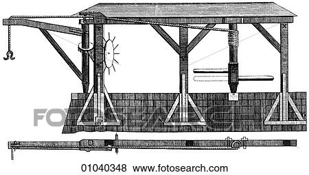 Industry & Technology -line art Machinery Crane View Large Illustration Stock Illustration - Industry & Technology -line art Machinery Crane. Fotosearch