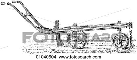 Industry & Technology -line art Agriculture Subsoil plough View Large Illustration Stock Illustration - Industry & Technology -line art Agriculture Subsoil plough. Fotosearch