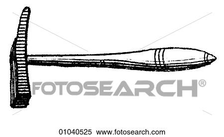 Stock Illustration - Industry & Technology -line art Manufacturing Cutler Tools Hammer . Fotosearch