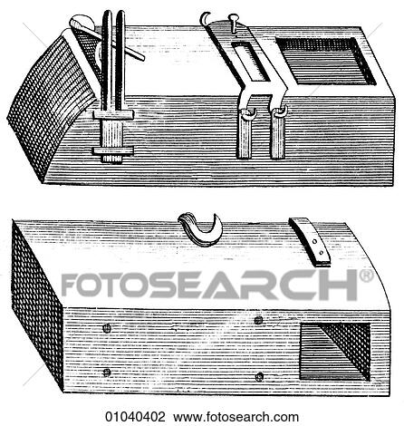 Drawing - Industry & Technology -line art Tanning. Fotosearch