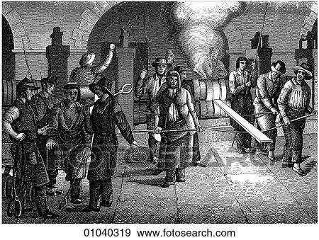 Industry & Technology -line art (w4) Iron and steel making A late 18th century foundry Illustration View Large Illustration Stock Illustration - Industry & Technology -line art (w4) Iron and steel making A late 18th century foundry Illustration. Fotosearch