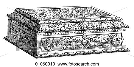 人工物 木 イタリア 箱 あるいは Jewel Casket B5 クリップアート 切り張り イラスト 絵画 集 Fotosearch