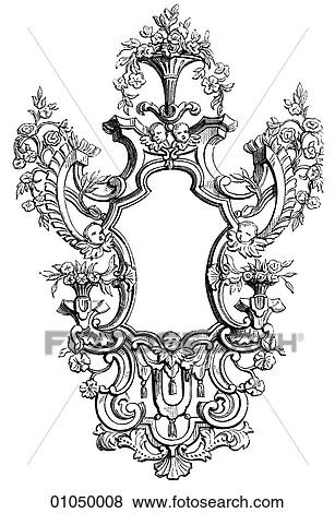 Artifacts - Frame - Italy A rococo frame for a painting, early 18th century Venice View Large Illustration Stock Illustration - Artifacts - Frame - Italy A rococo frame for a painting, early 18th century Venice. Fotosearch